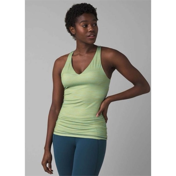 NWT PrAna Locano Bra Tank, Beach Glass, Size M - Picture 1 of 9